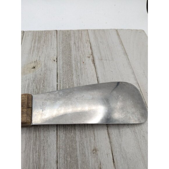 Vintage Vernco #2 Stainless Steel Ice Cream Spade Scoop Wood Handle 9 1/2" Japan - Picture 5 of 9
